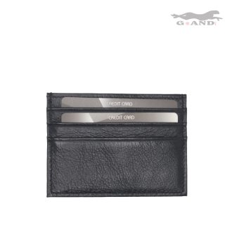 КОЖЕН КАРТОДЪРЖАТЕЛ/CARD HOLDER/ 0695 ЧЕРЕН