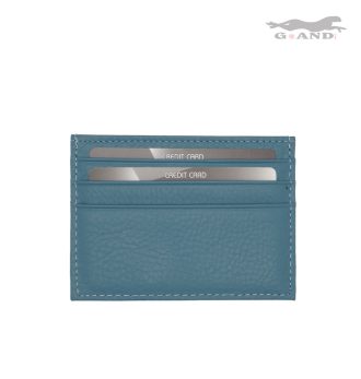 КОЖЕН КАРТОДЪРЖАТЕЛ/CARD HOLDER/ 0695 СИН