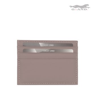 КОЖЕН КАРТОДЪРЖАТЕЛ/CARD HOLDER/ 0695 РОЗОВ