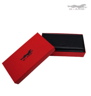 Дамски портфейл от естествена кожа в черно 306 - Image 6