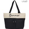 Лятна плажна чанта „Summer“ в черно
