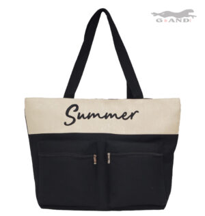 Лятна плажна чанта „Summer“ в черно