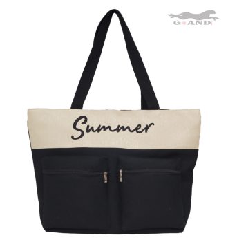 Лятна плажна чанта „Summer“ в черно