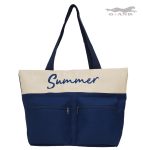 Лятна плажна чанта „Summer“ в т.синьо