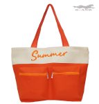 Лятна плажна чанта „Summer“ в оранжево