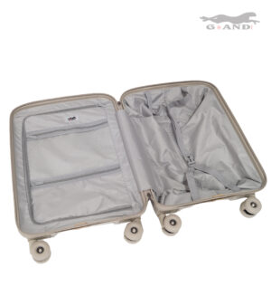 Куфар от полипропилен Whisper Wheels 03 малък в бежов - Image 6