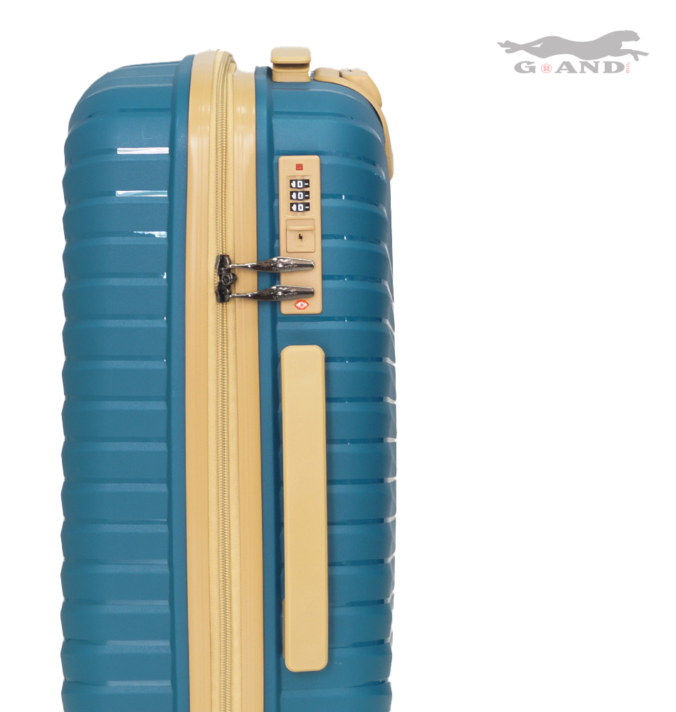 Куфар от полипропилен Grand Desert малък в синьо - Image 3