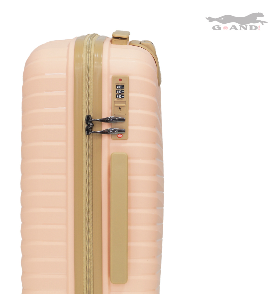 Куфар от полипропилен Grand Desert малък в розово - Image 3