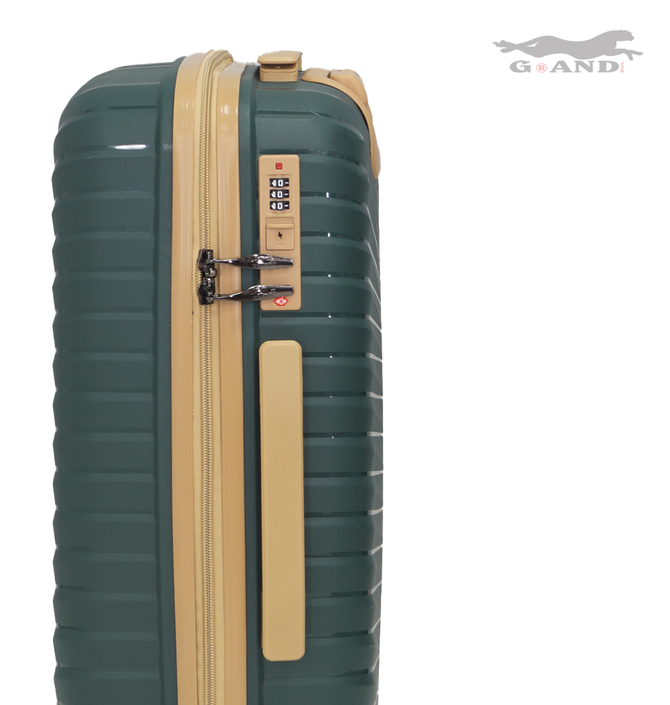 Куфар от полипропилен Grand Desert малък в зелено - Image 3