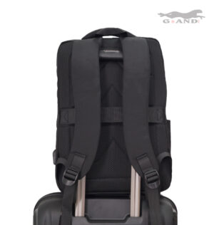 Раница Grand Deluxe 6063  за ръчен багаж в черно 40x30x19 - Image 6