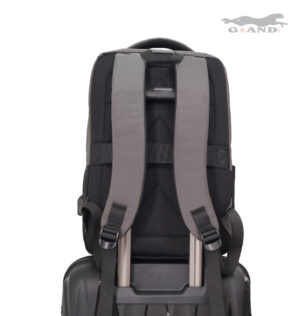 Раница Grand Deluxe 6063  за ръчен багаж в сиво 40x30x19 - Image 7
