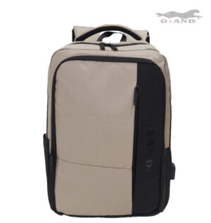 Раница Grand Deluxe 6063  за ръчен багаж в бежово 40x30x19 - Image 3