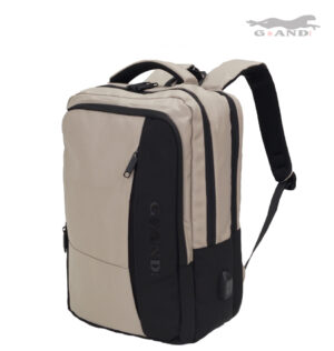 Раница Grand Deluxe 6063 за ръчен багаж в бежово 40x30x19