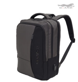 Раница Grand Deluxe 6063 за ръчен багаж в сиво 40x30x19