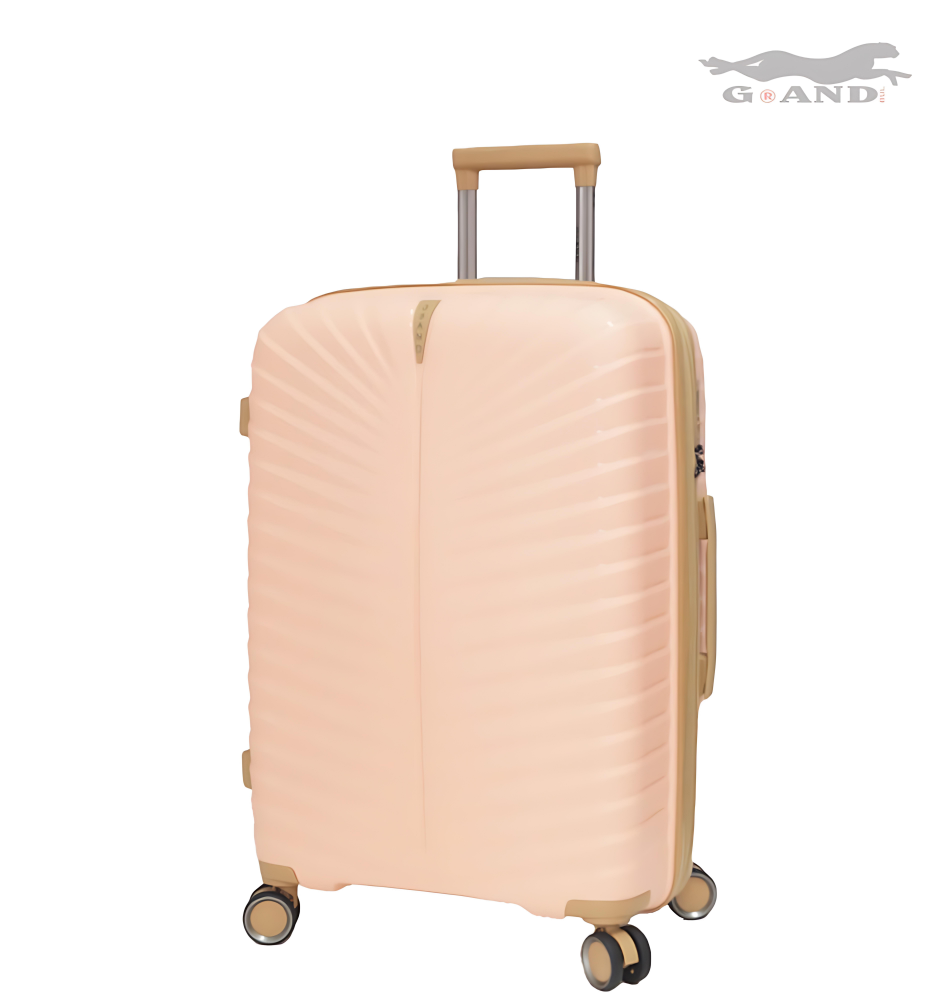 Куфар от полипропилен Grand Desert среден в розово