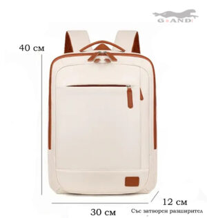 Раница TravelFit Air 512– За ръчен багаж в черно 40x30x12-20 - Image 5
