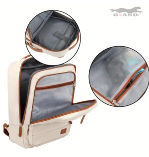 Раница TravelFit Air 512– За ръчен багаж в черно 40x30x12-20 - Image 7