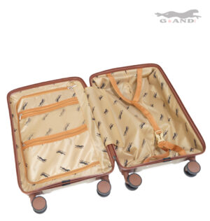 Куфар Hazelnut 09 от полипропилен малък в т.бежово - Image 6