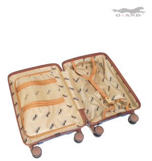 Куфар Hazelnut 09 от полипропилен комплект в т.синьо - Image 6