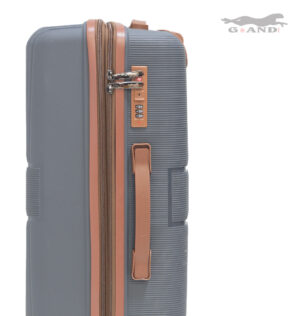 Куфар Hazelnut 09 от полипропилен комплект в графит - Image 3