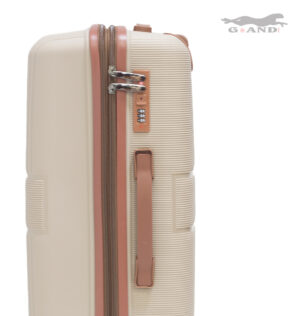 Куфар Hazelnut 09 от полипропилен комплект в т.бежово - Image 3