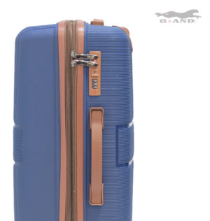 Куфар Hazelnut 09 от полипропилен комплект в т.синьо - Image 3