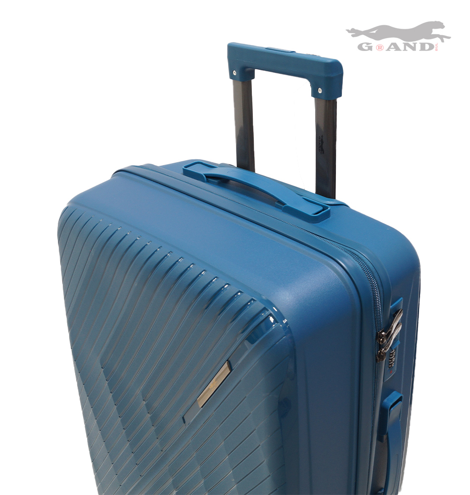 Куфар Pulse 010 от полипропилен среден син - Image 2