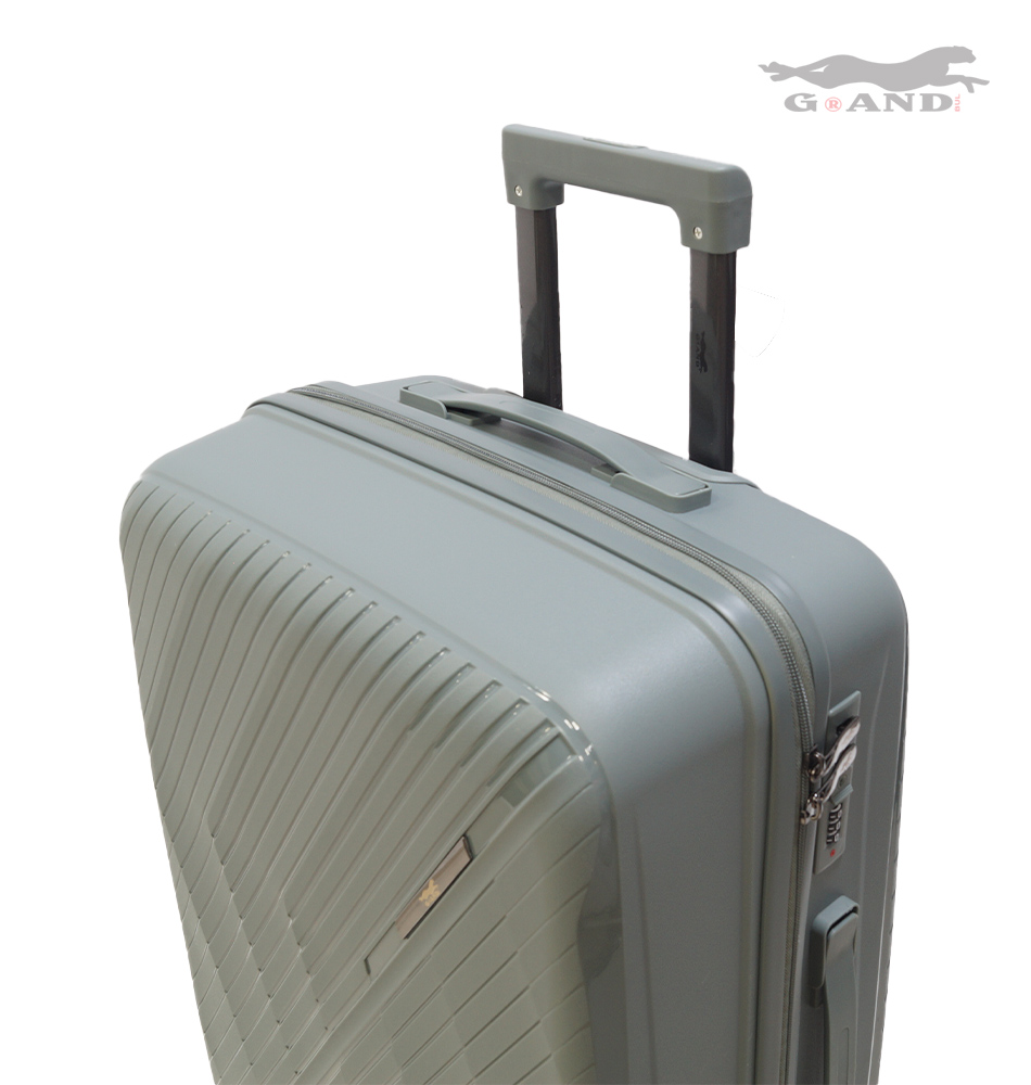 Куфар Pulse 010 от полипропилен среден сив - Image 2