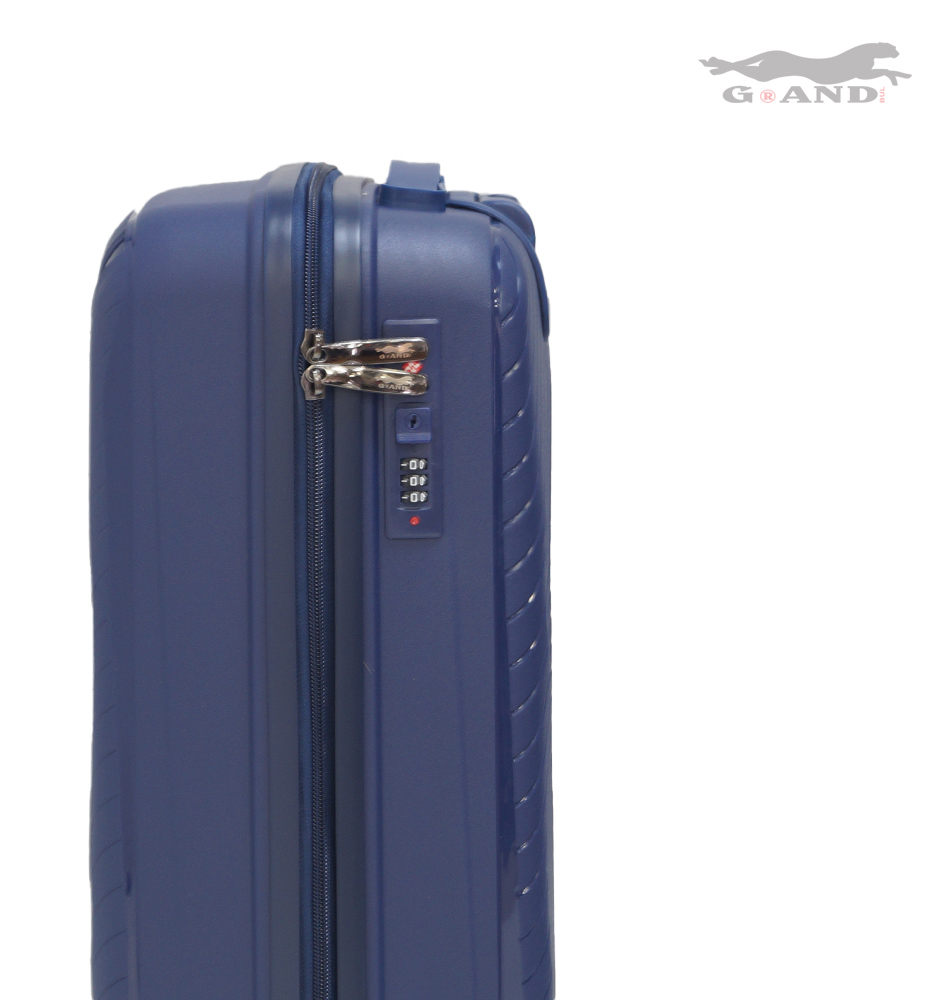 Куфар Pulse 010 от полипропилен малък т.син - Image 3