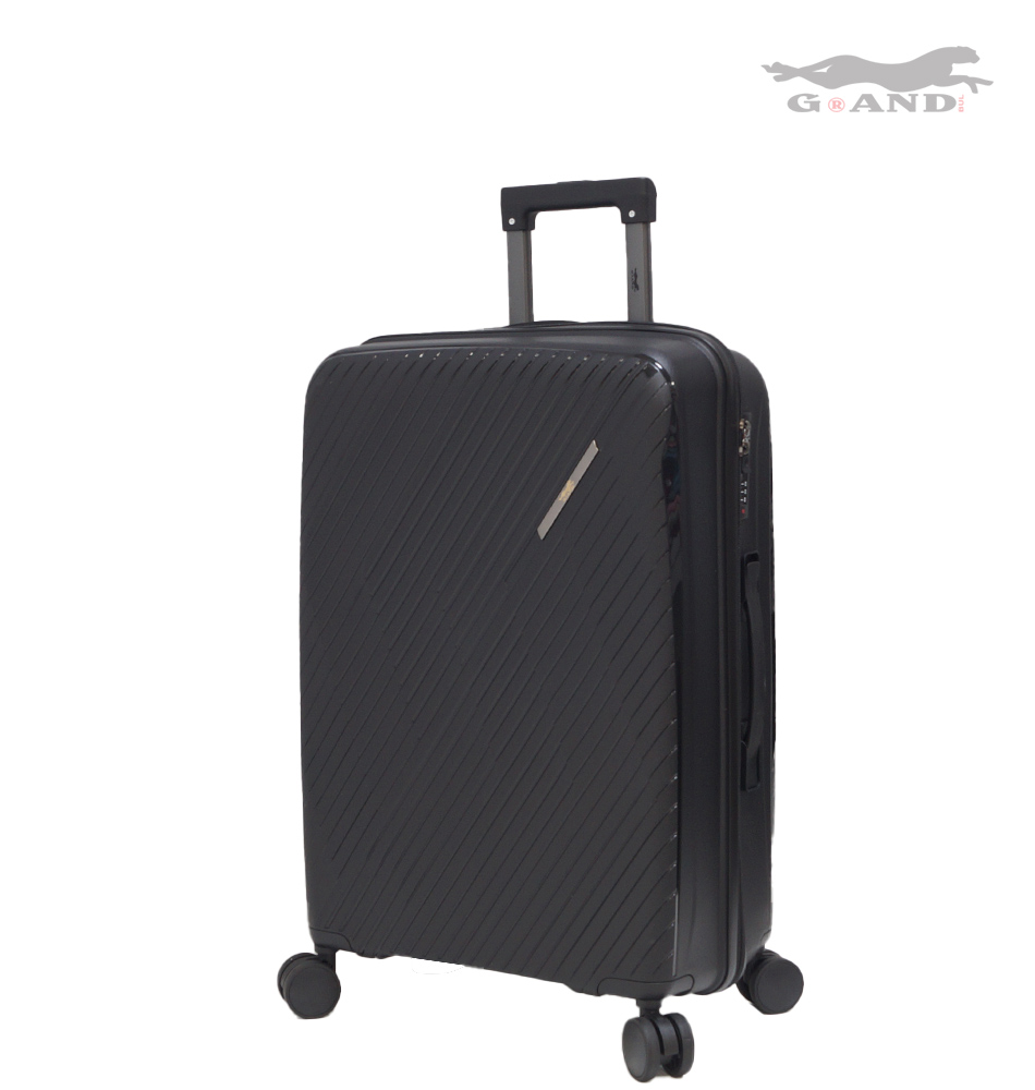 Куфар Pulse 010 от полипропилен среден черен