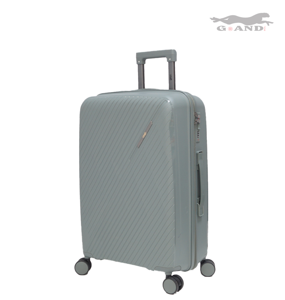 Куфар Pulse 010 от полипропилен среден сив