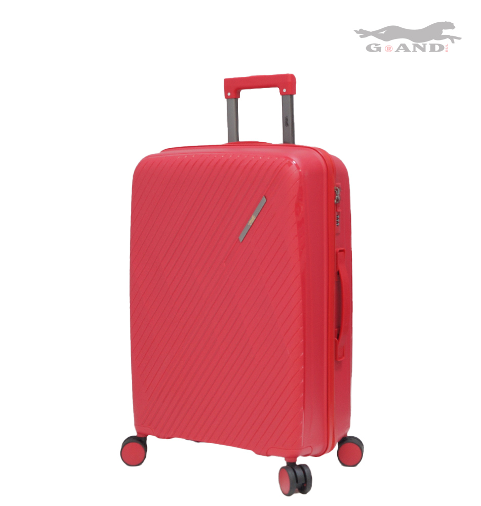 Куфар Pulse 010 от полипропилен среден червен