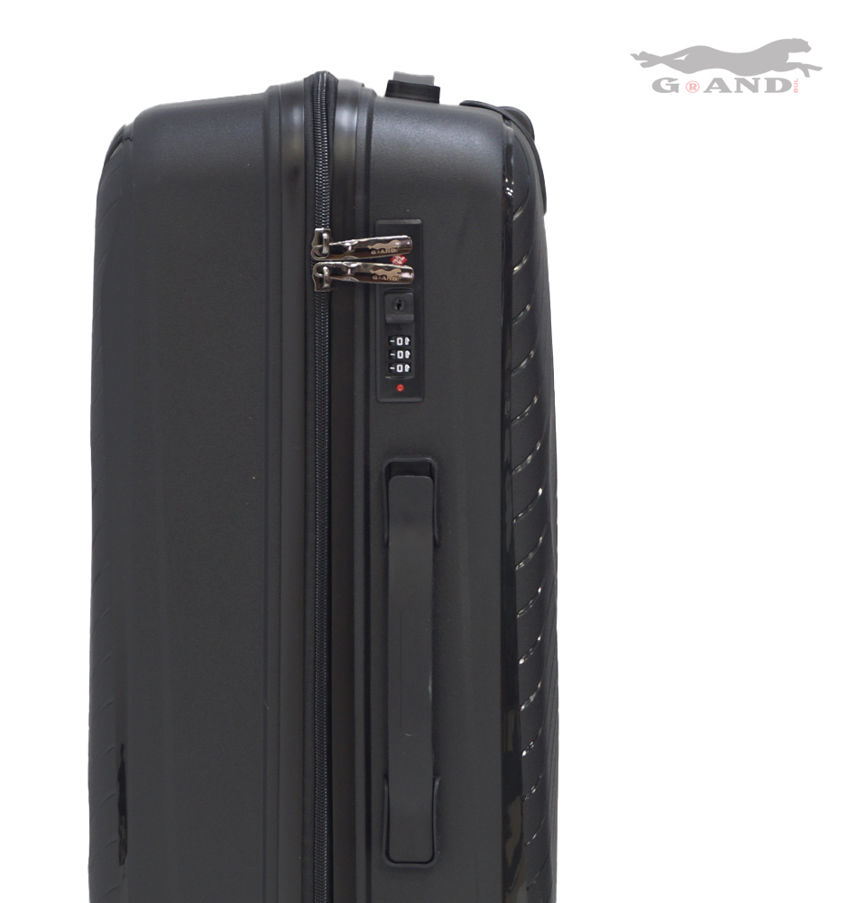 Куфар Pulse 010 от полипропилен малък черен - Image 3