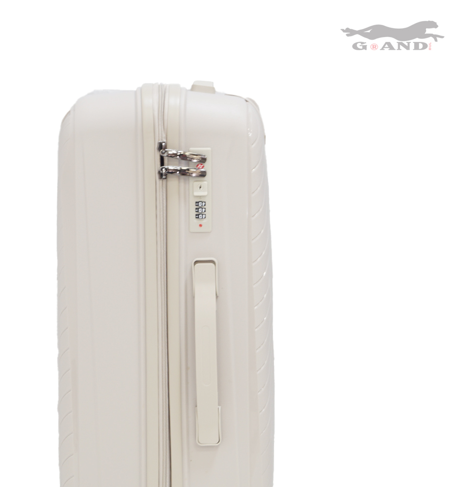 Куфар Pulse 010 от полипропилен среден бежов - Image 3