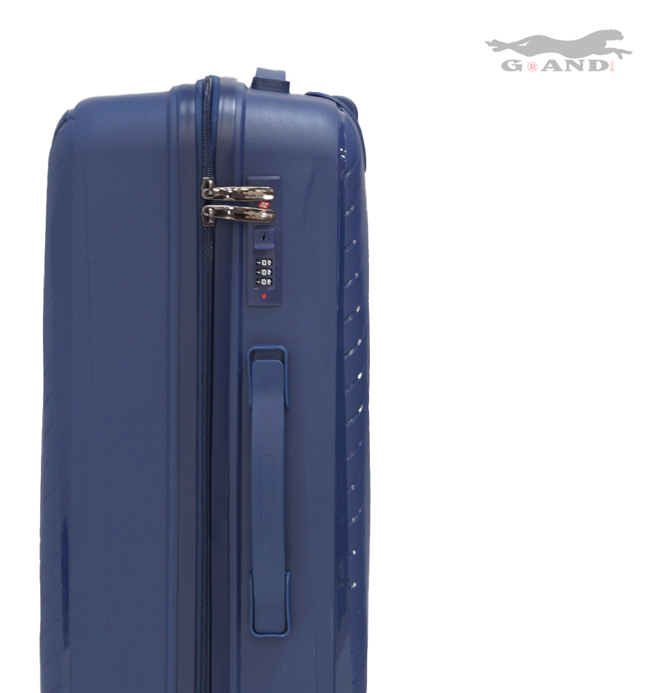 Куфар Pulse 010 от полипропилен среден т.син - Image 3