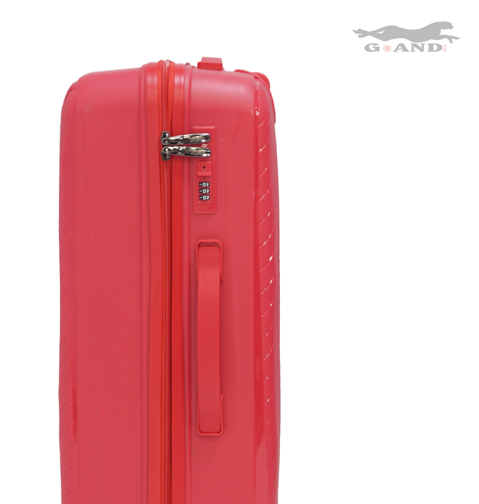 Куфар Pulse 010 от полипропилен среден червен - Image 3