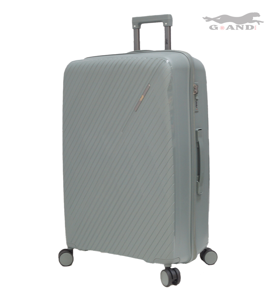 Куфар Pulse 010 от полипропилен голям сив