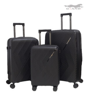 Куфар Pulse 010 от полипропилен комплект черен