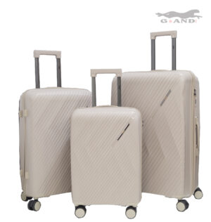 Куфар Pulse 010 от полипропилен комплект бежов