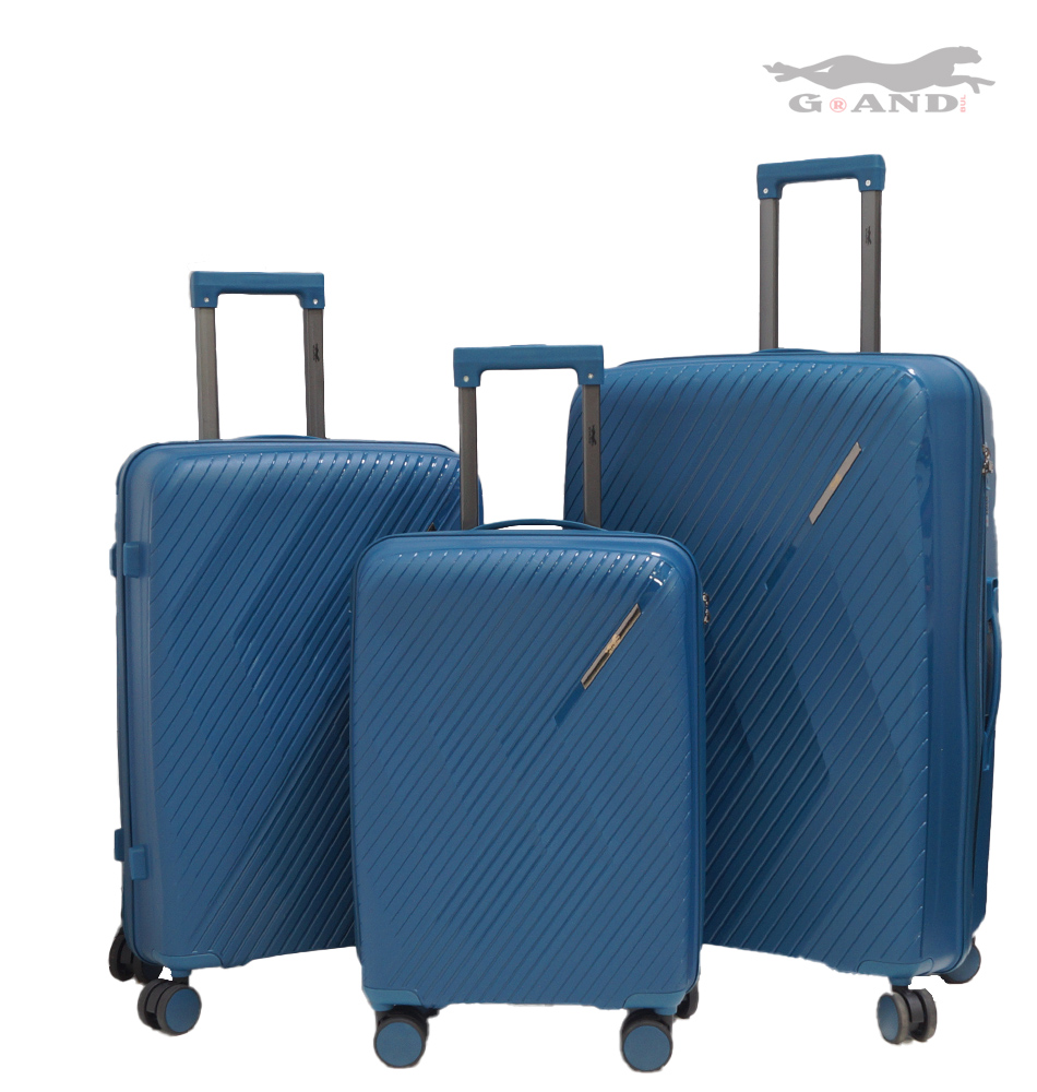 Куфар Pulse 010 от полипропилен комплект син