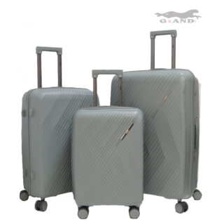 Куфар Pulse 010 от полипропилен комплект сив