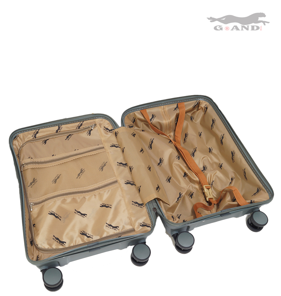 Куфар Pulse 010 от полипропилен среден сив - Image 4