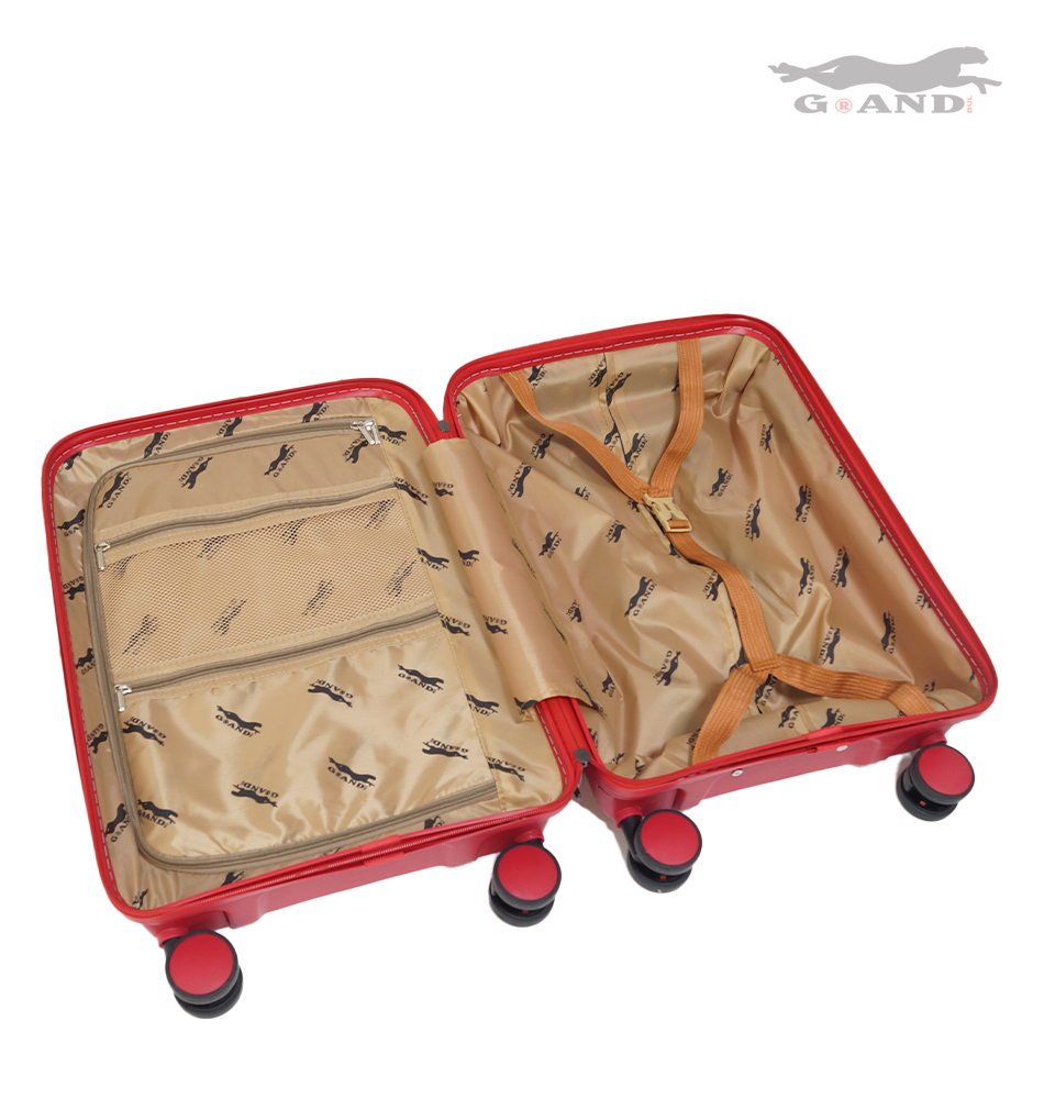 Куфар Pulse 010 от полипропилен среден червен - Image 4