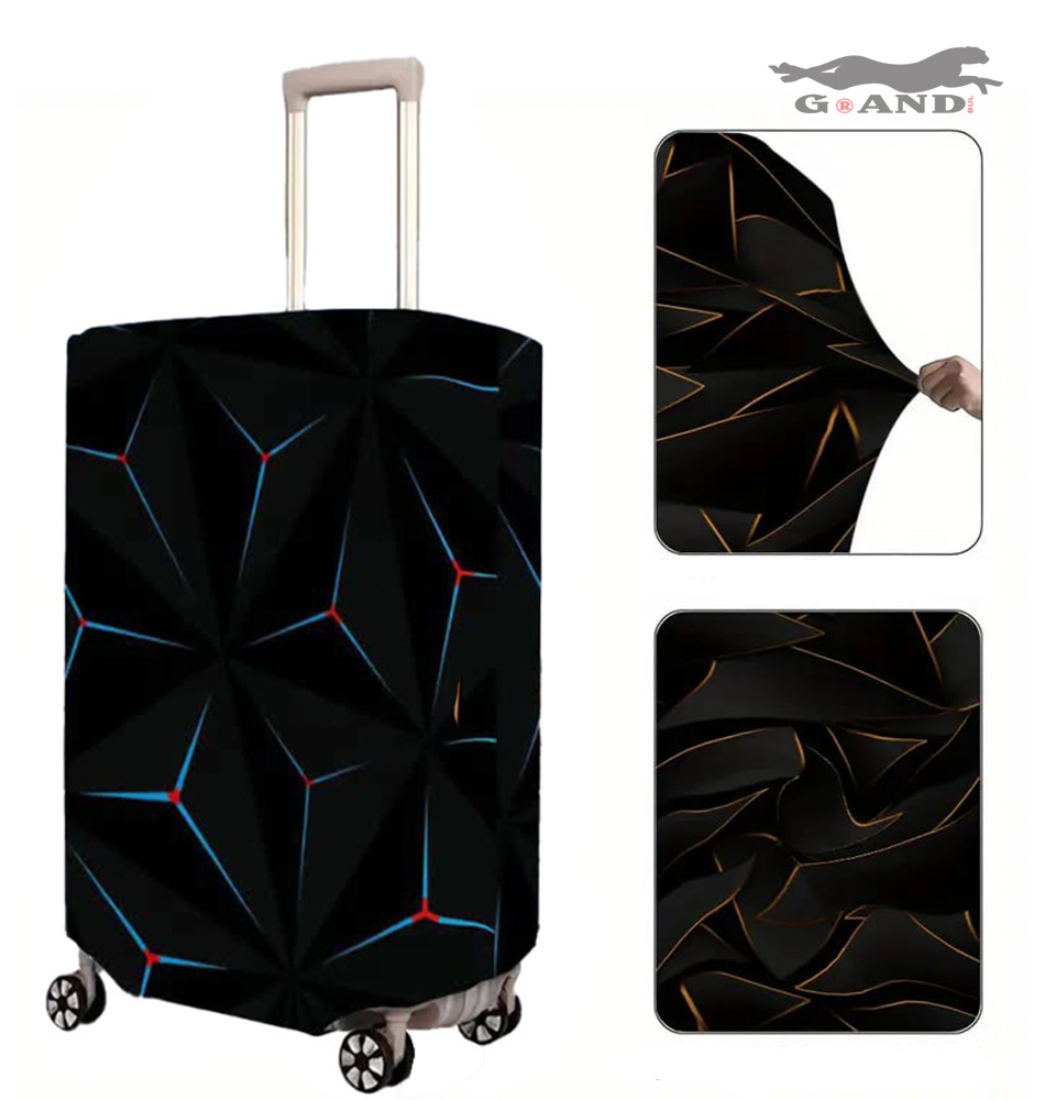 Разтегател калъф за куфар L размер Tech Grid