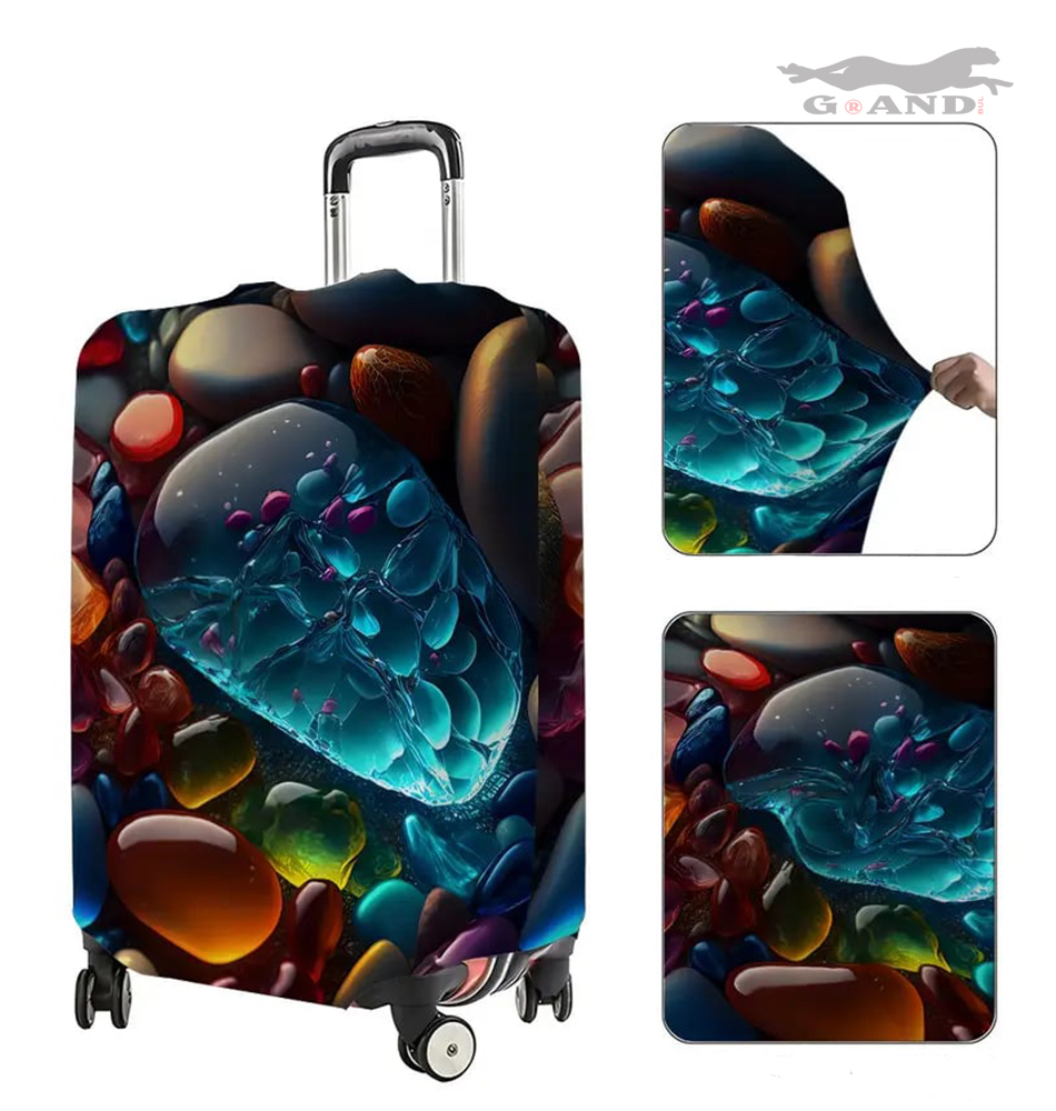 Разтегател калъф за куфар L размер Crystal Drops