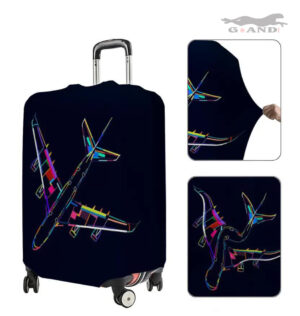 Разтегател калъф за куфар S размер Neon Jet