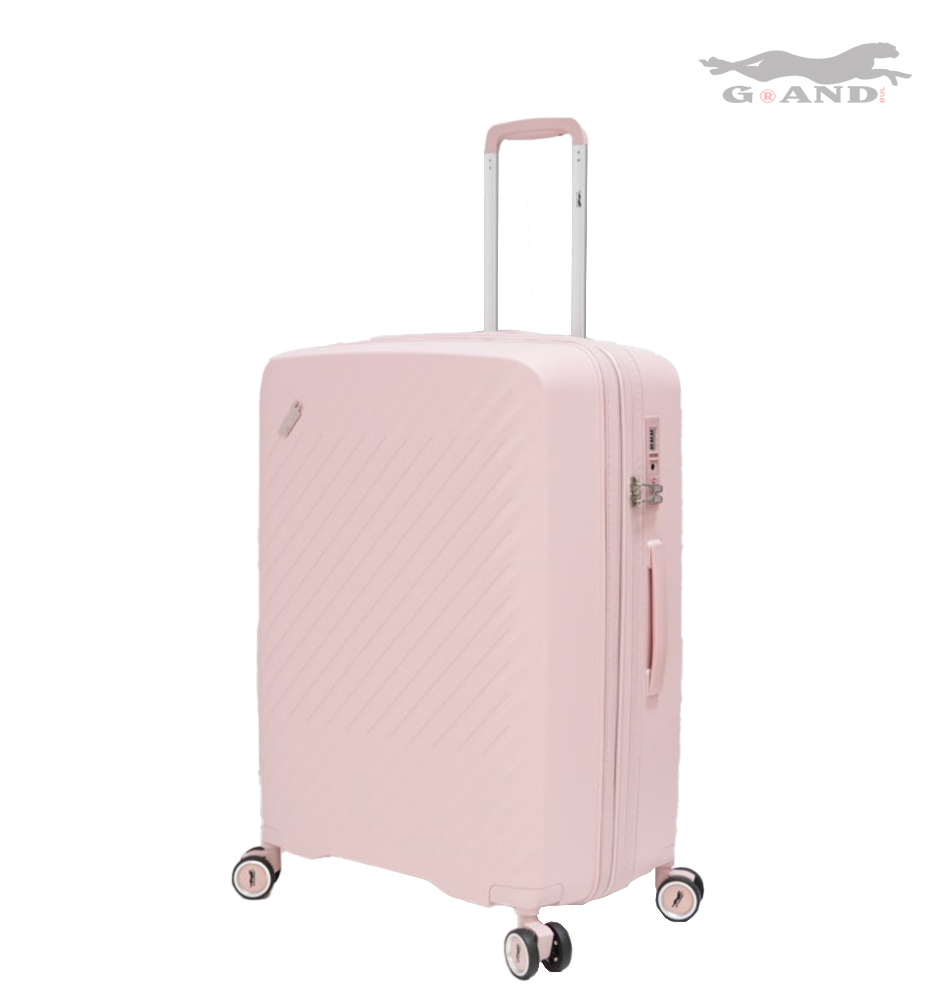 Куфар Grand Elite X 1616 полипропилен среден розов