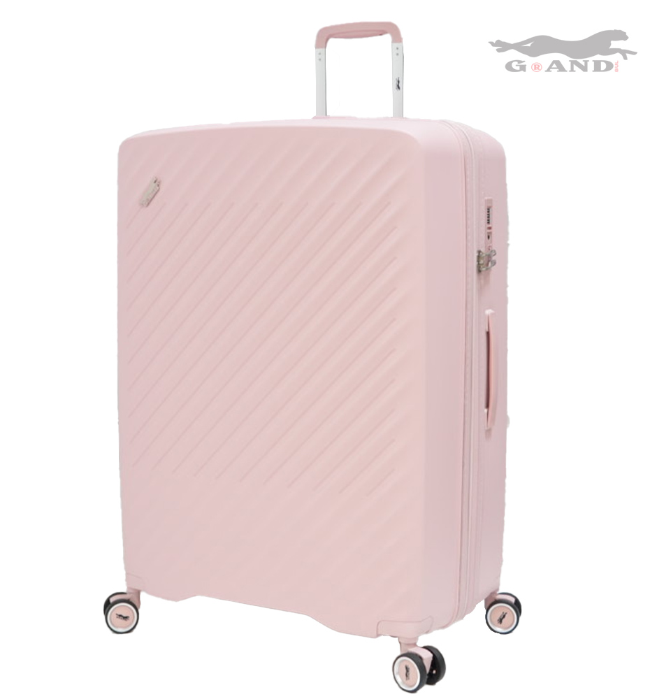 Куфар Grand Elite X 1616 полипропилен голям розов