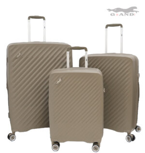 Куфар Grand Elite X 1616 полипропилен комплект каки