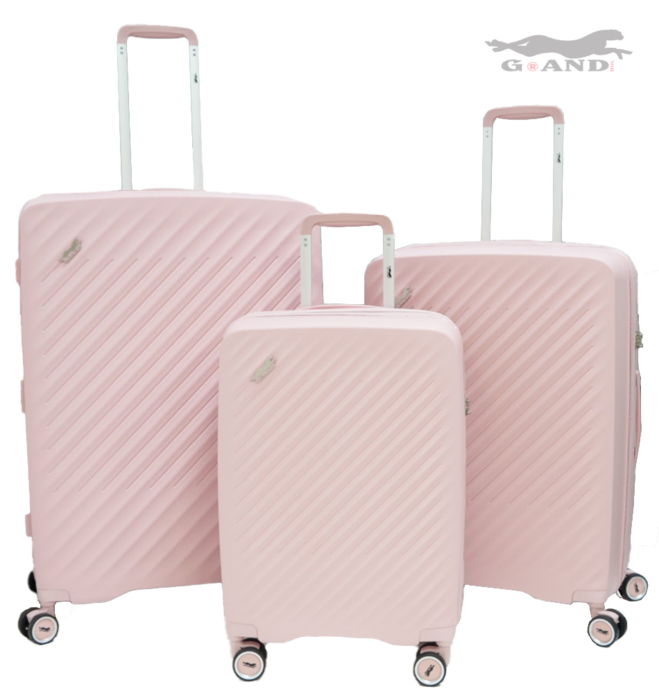 Куфар Grand Elite X 1616 полипропилен комплект розов